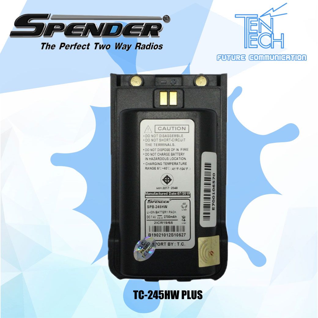 แบตเตอรี่ SPENDER รุ่น TC-245HW PLUS