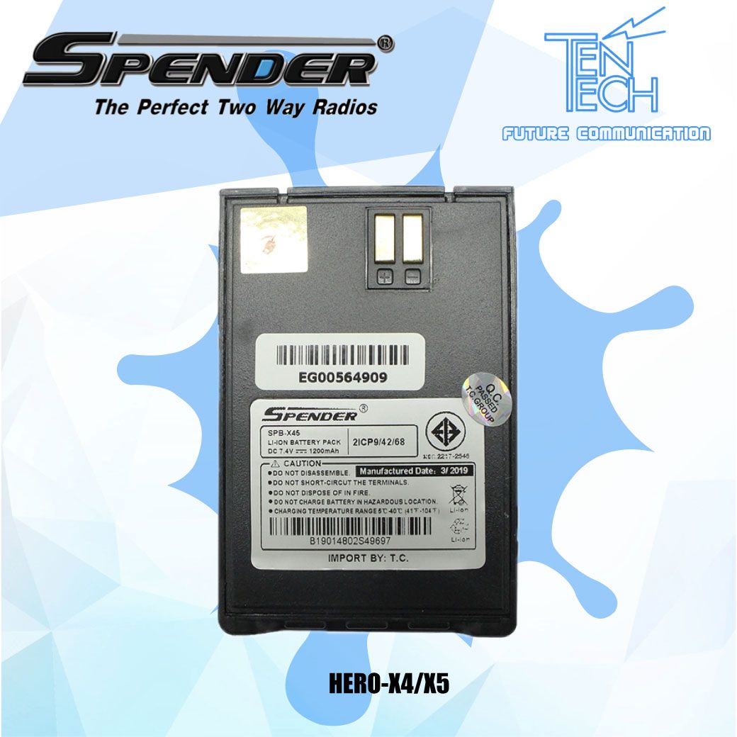 แบตเตอรี่ SPENDER รุ่น HERO-X4/5