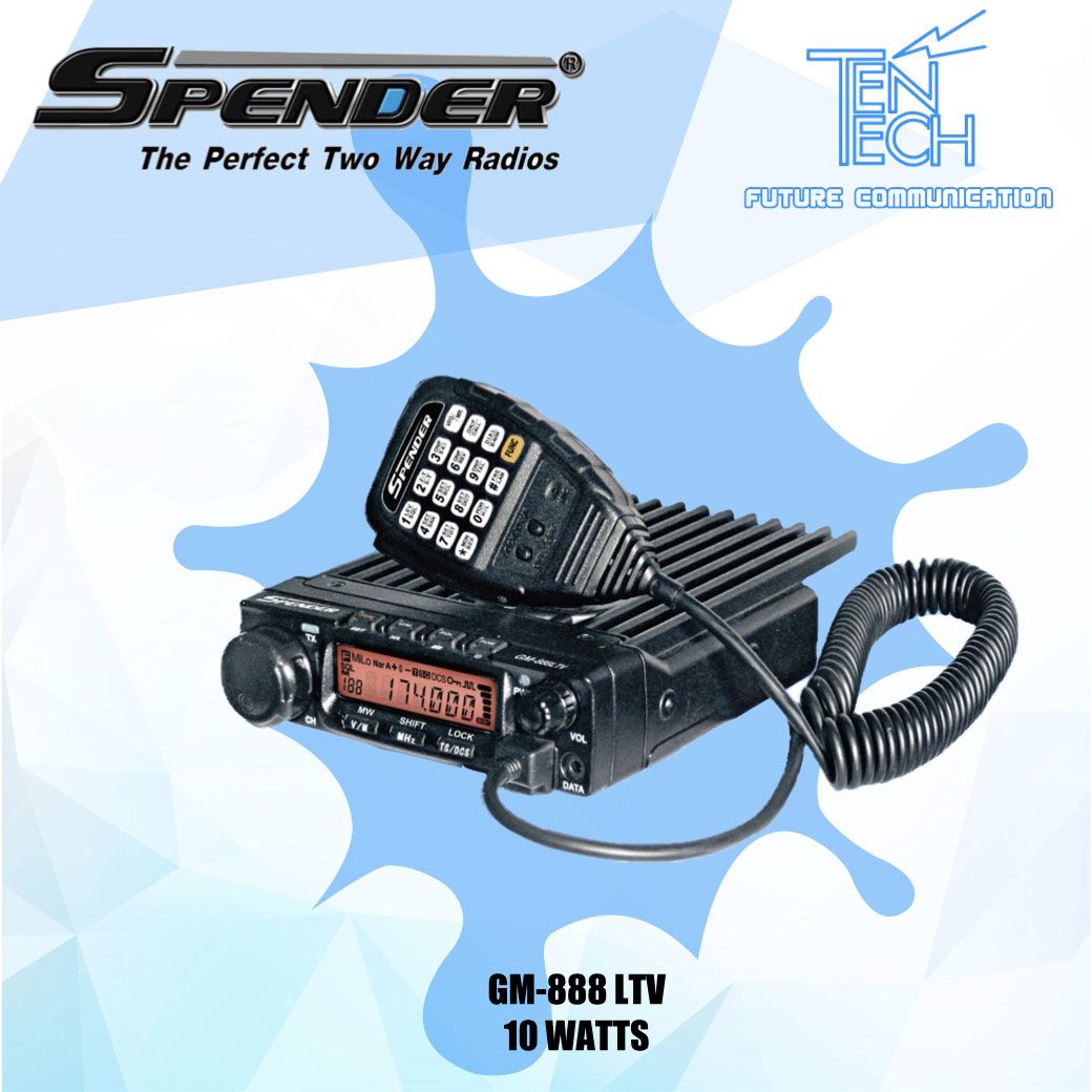 วิทยุสื่อสาร SPENDER รุ่น GM-888 LTV 10 WATTS