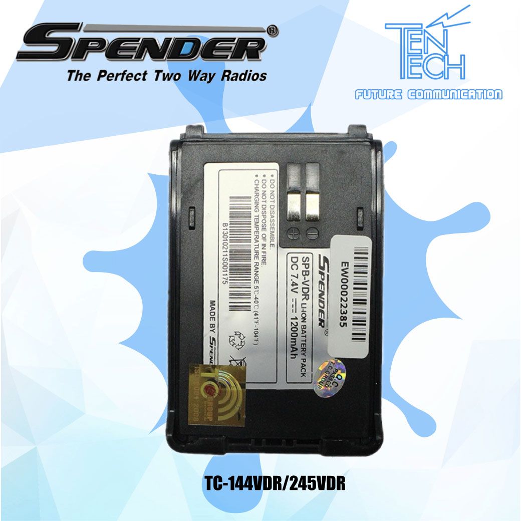 แบตเตอรี่ SPENDER รุ่น TC-144VDR/245VDR