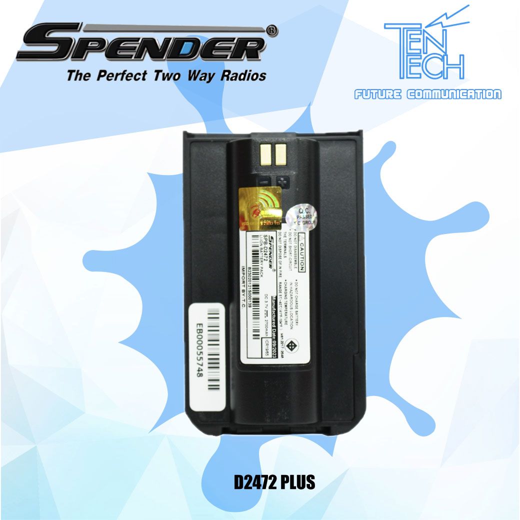 แบตเตอรี่ SPENDER รุ่น D2472 PLUS